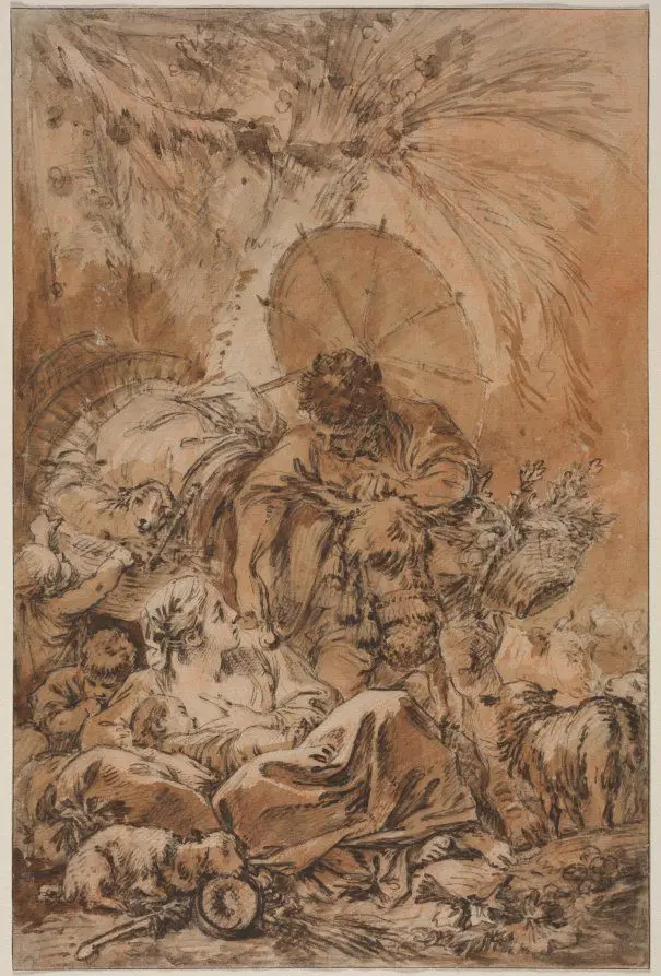 The Departure of Jacob by François Boucher