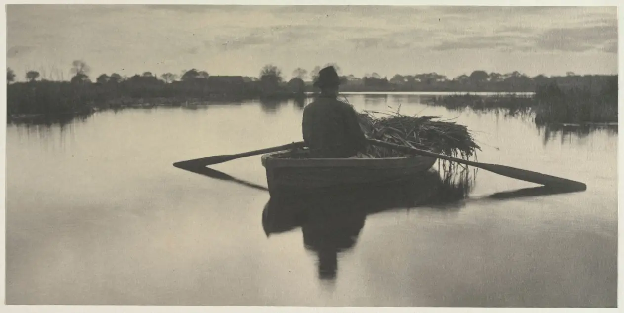 Rowing Home the Schoof-Stuff by Peter Henry Emerson