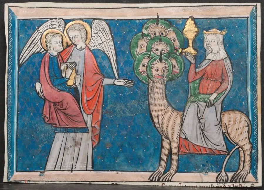 Miniatures from a Manuscript of the Apocalypse by Unknown artist