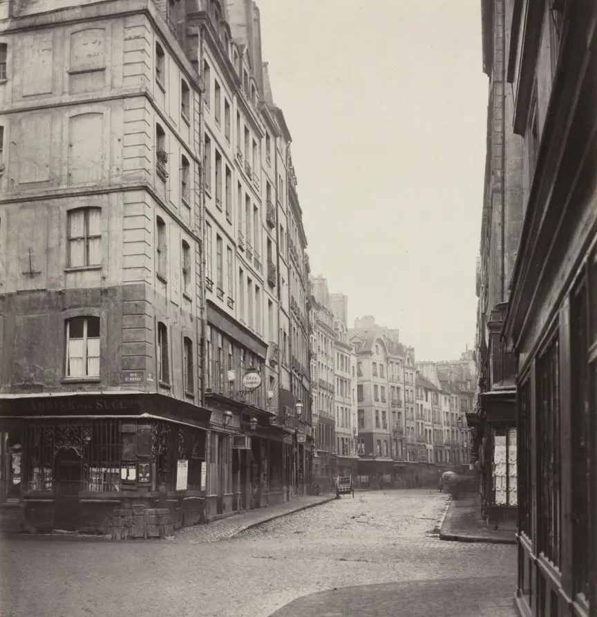 Rue de la Ferronnerie by Charles Marville