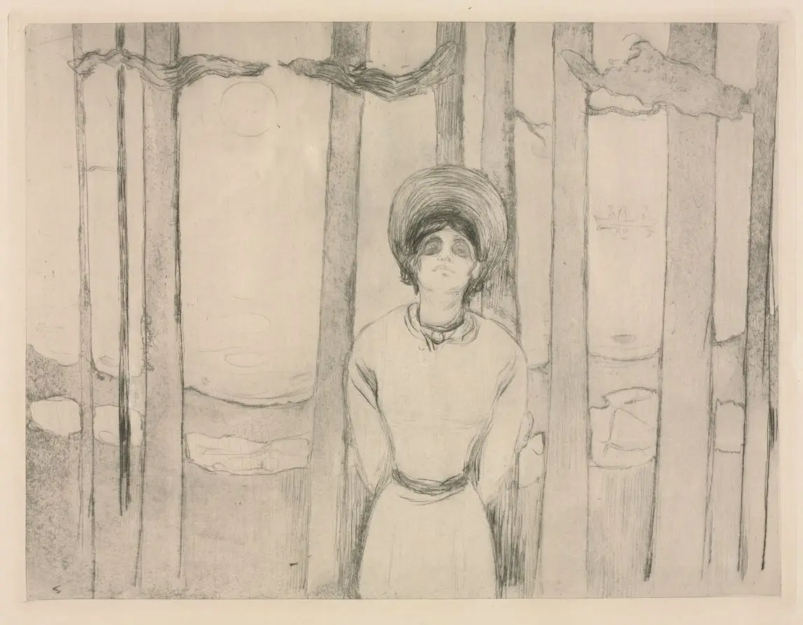 Summer Night (The Voice) by Edvard Munch