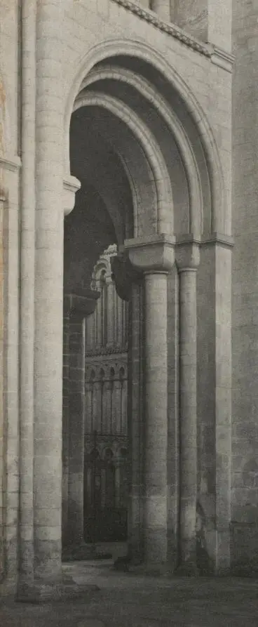 Ely Cathedral, Nave, Southwest Corner by Frederick H. Evans