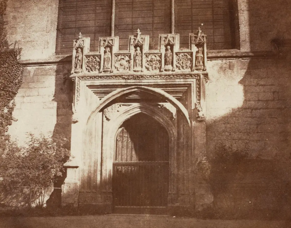 Ancient Door, Magdalen College, Oxford by William Henry Fox Talbot
