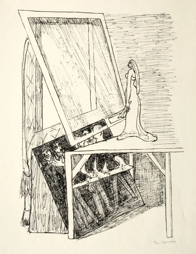 Day and Dream: Magic Mirror by Max Beckmann