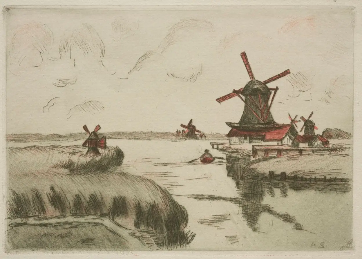 View from Saardam by Armand Guillaumin