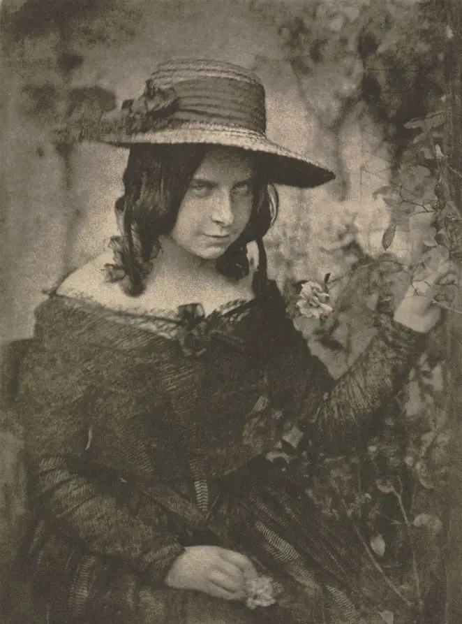 Camera Work: Girl in Straw Hat by David Octavius Hill