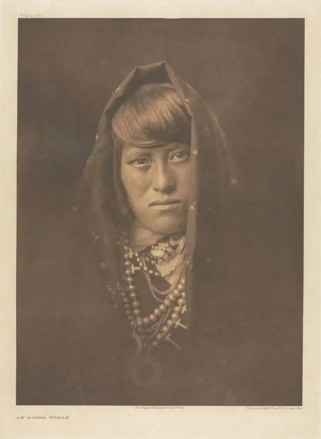 Portfolio XVI, Plate 572: An Acoma Woman by Edward S. Curtis