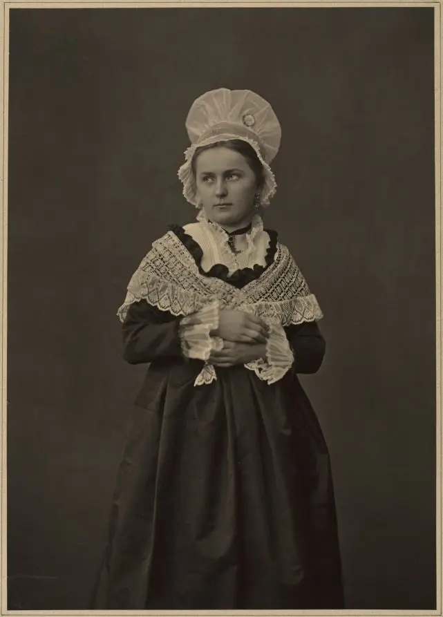 Woman in Lorraine Dress by Adolphe Braun