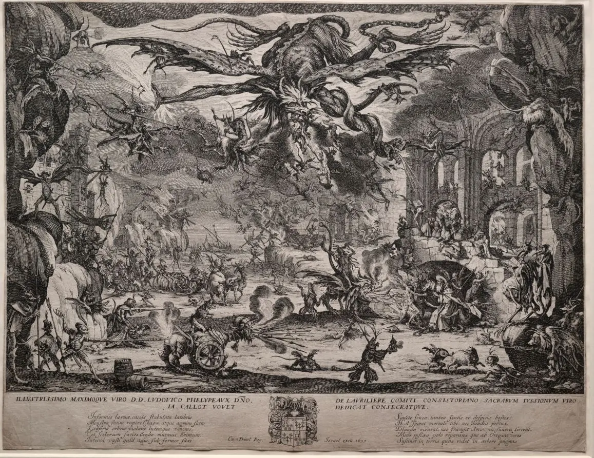 The Temptation of Saint Anthony (second version) by Jacques Callot