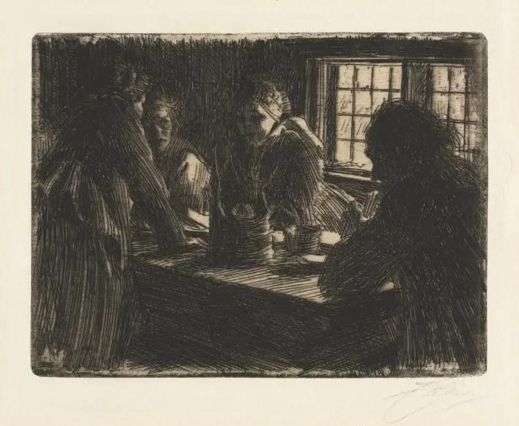 The Bride's Maid by Anders Zorn