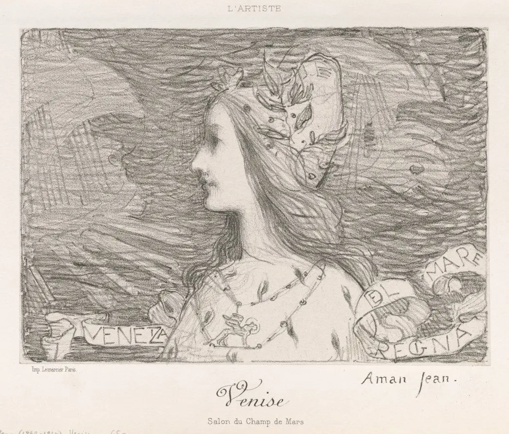 Venice by Edmond François Aman-Jean