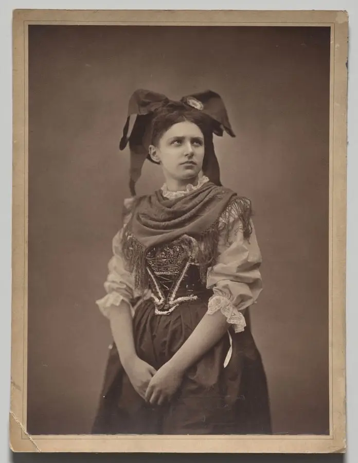Young Alsacienne Woman by Adolphe Braun
