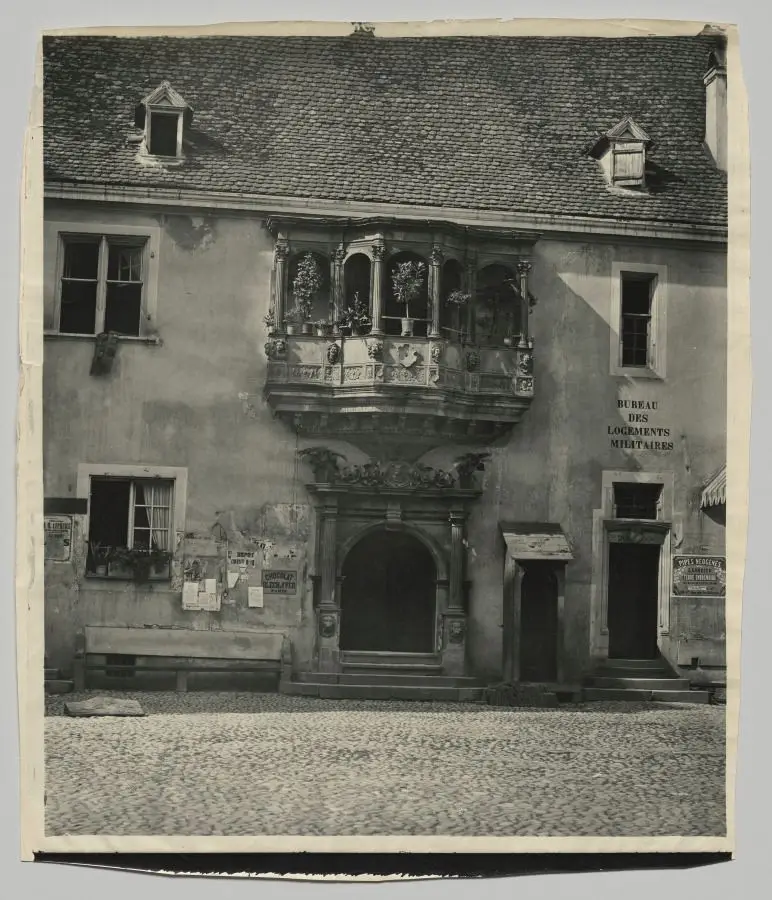 Façade Alsacienne, Corps de Garde à Colmar by Adolphe Braun