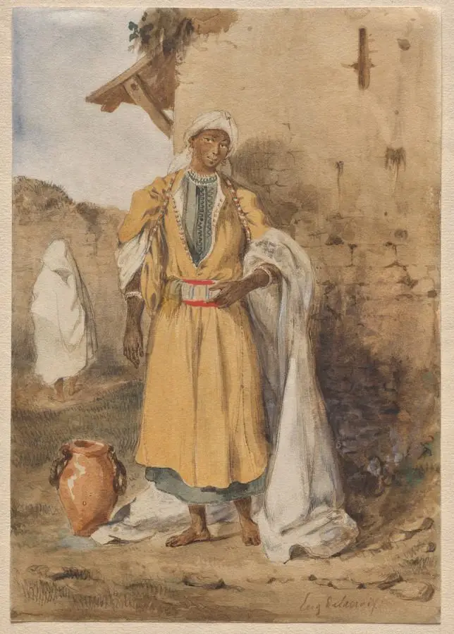 A Young Black Woman Fetching Water by Eugène Delacroix