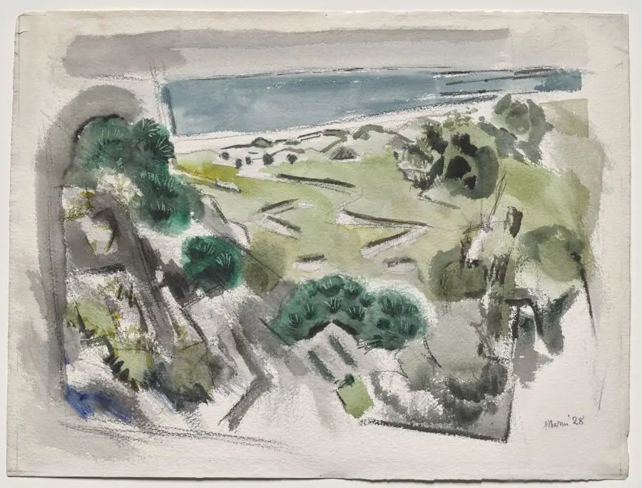 On Morse Mountain, No. 6, Maine by John Marin