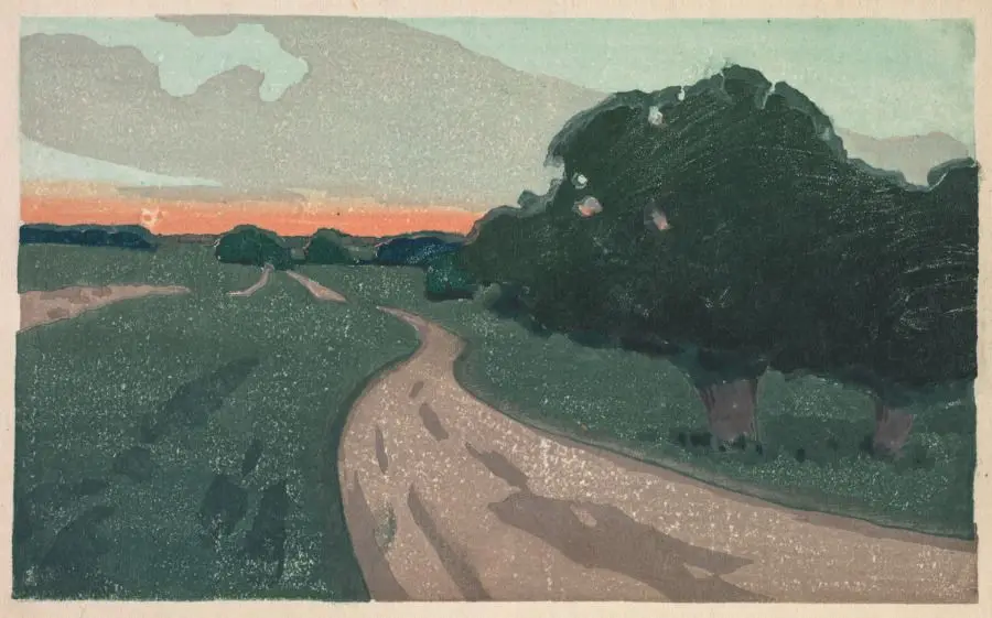 The Long Road or Argilla Road by Arthur Wesley Dow