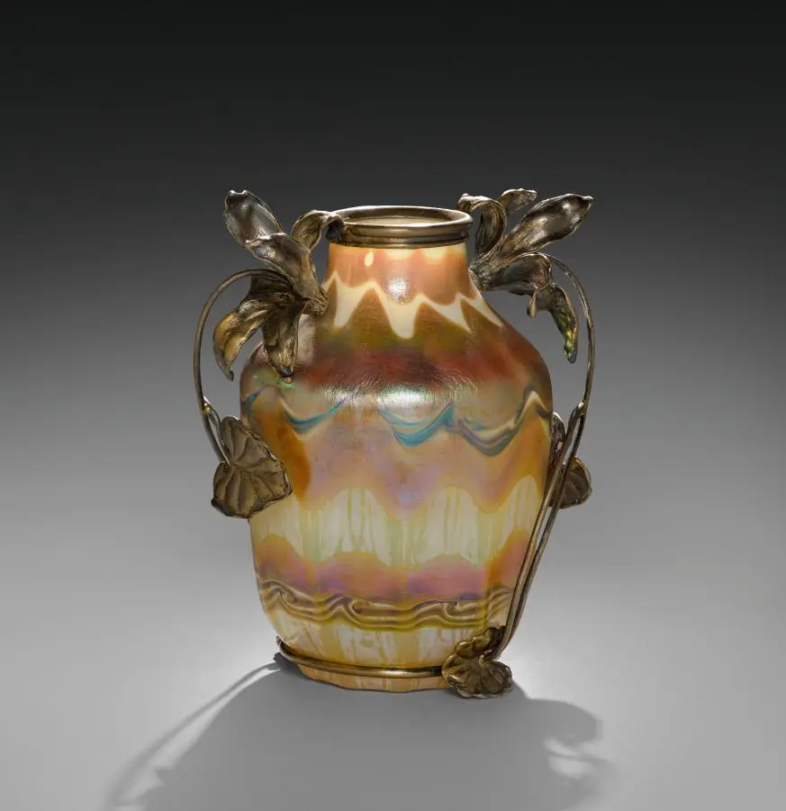Vase by Tiffany Glass & Decorating Company