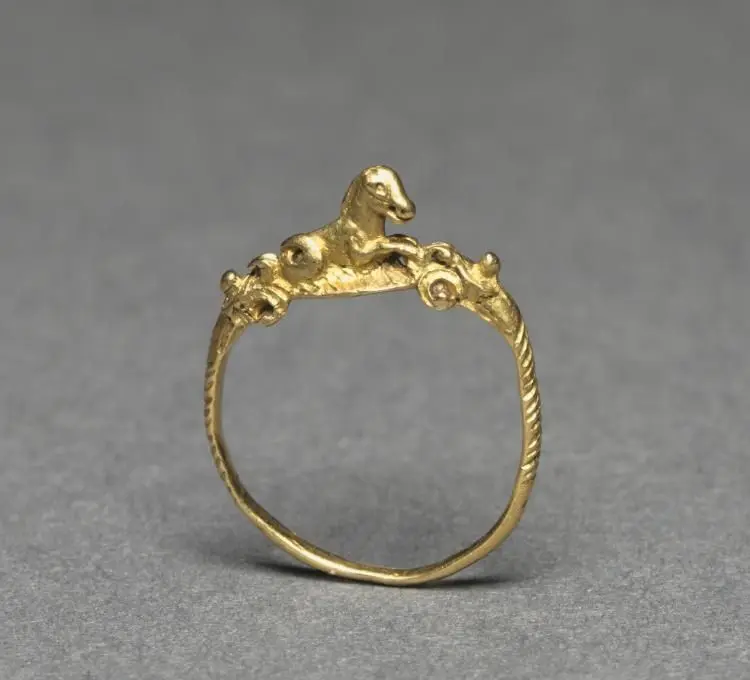 Ring with Hippocampus by Unknown artist