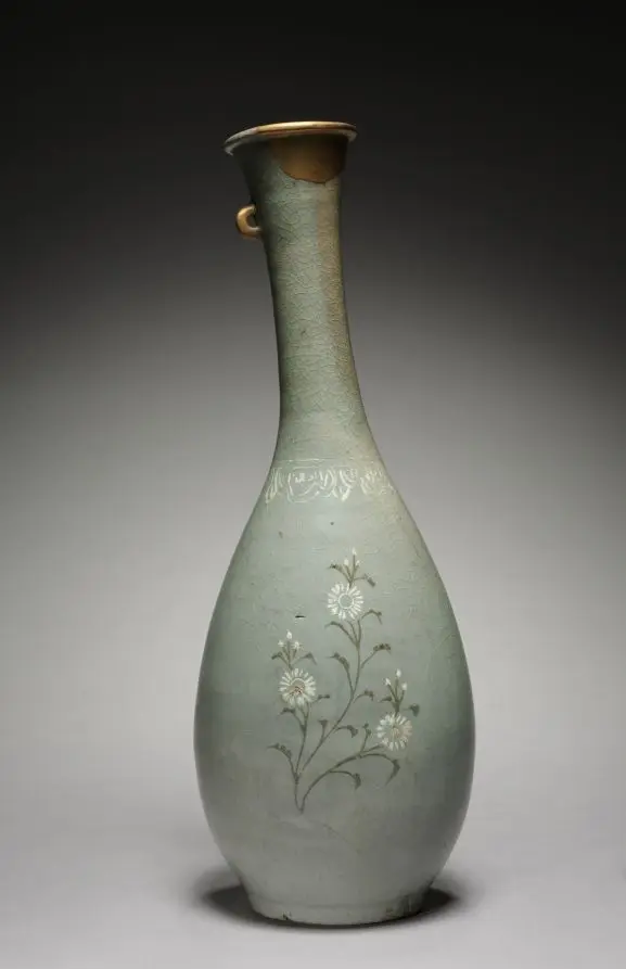 Bottle with Chrysanthemum Design by Unknown artist