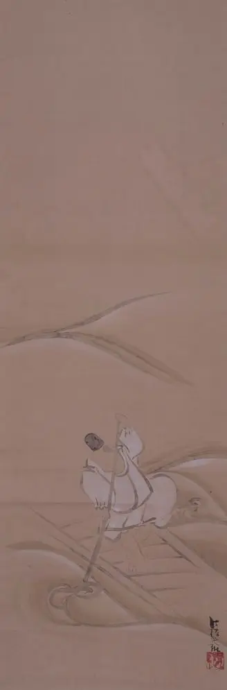 Collecting Seaweed by Ogata Korin