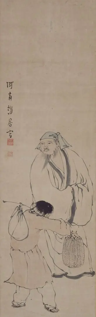 The Poet Tao Yuanming by Yosa Buson