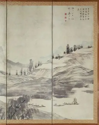 Landscape, After Wang Meng by Yosa Buson