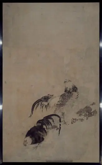 Roosters and Hens by Ito Jakuchu