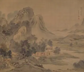 Landscape, After Jian Gong by Yosa Buson