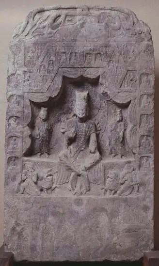 Stele with Maitreya Dated Shengui 3 (Northern Wei) by Unknown artist
