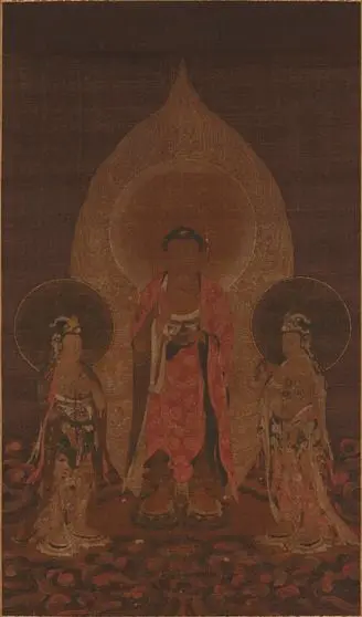 Amitabha Triad by Unknown artist