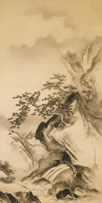 Landscape by Kano Tomonobu