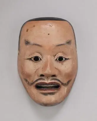 Noh Mask: Heita by With branded mark “Tenkaichi Zekan”