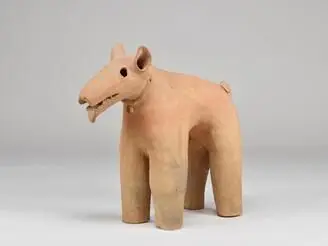 Tomb Sculpture ("Haniwa"): Dog by Unknown artist