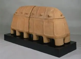 Ceramic Coffin by Unknown artist