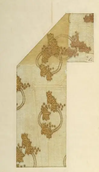 Textile with Grapes by Unknown artist