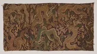 Textile with Dragons by Unknown artist