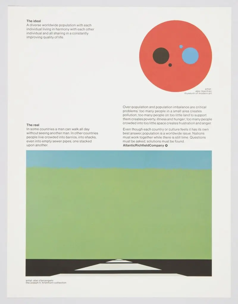 Print, The Ideal vs. The Real Advertisement Proof by Alan D'arcangelo; Alexander Liberman