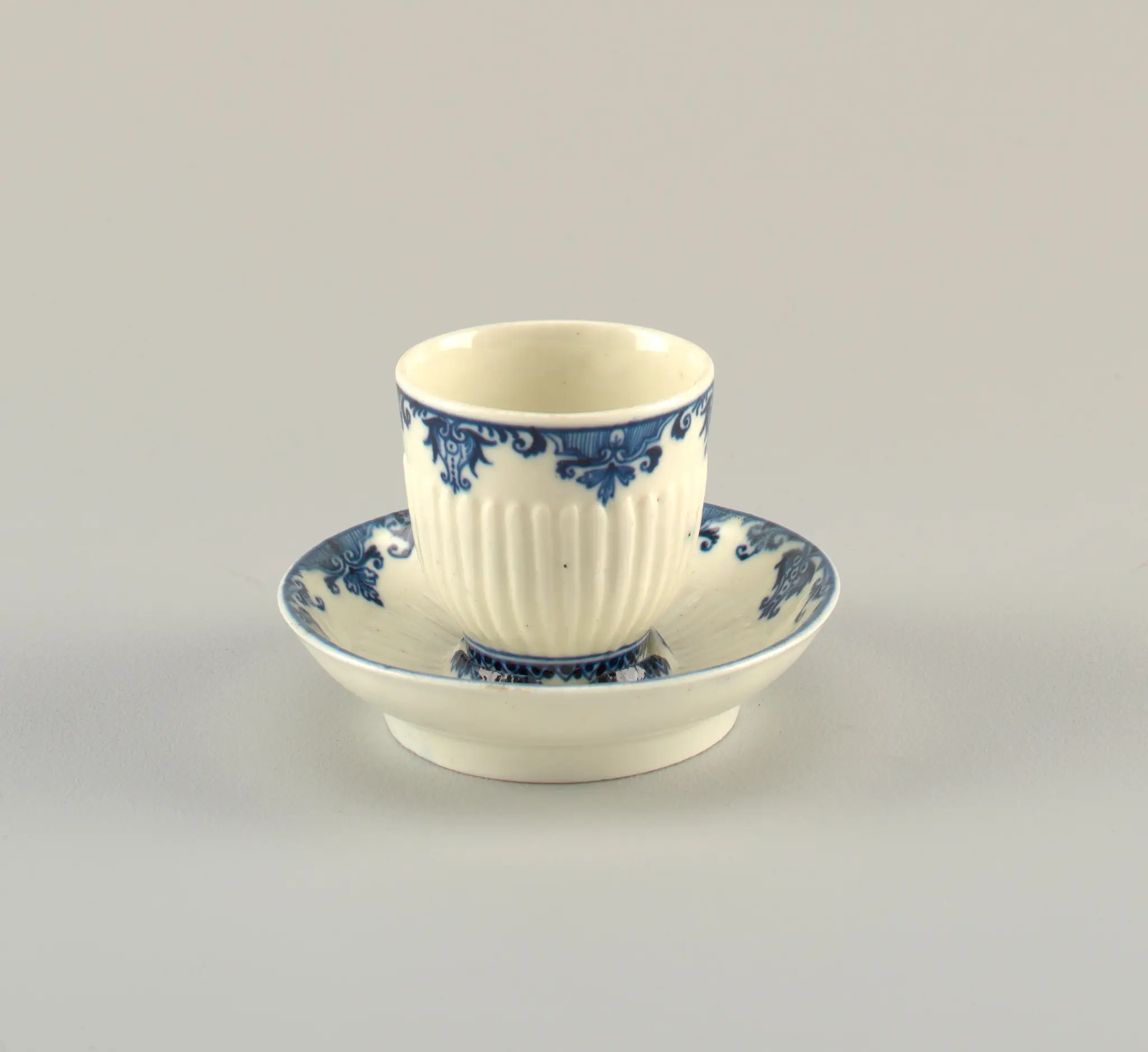 Cup and Trembleuse Saucer Cup And Saucer by Saint-Cloud Porcelain Manufactory