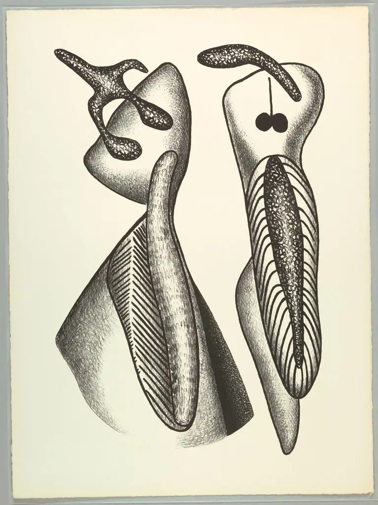 Print, Les Mannequins, from the portfolio Les Formes Vivantes by Alexander Archipenko