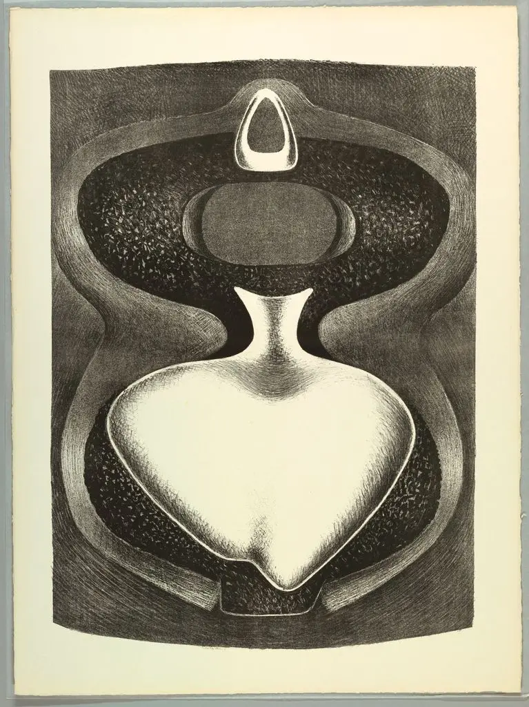 Print, Les Formes Majestueuses, from the portfolio Les Formes Vivantes by Alexander Archipenko