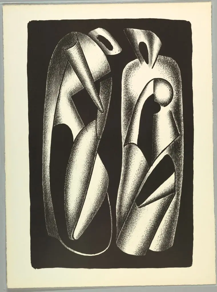 Print, Luminosite des Formes, from the portfolio Les Formes Vivantes by Alexander Archipenko