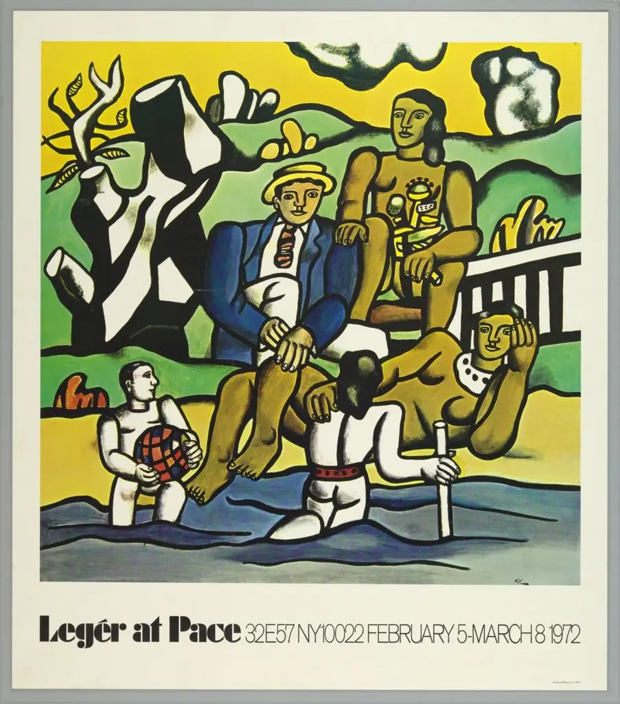 Poster, Léger at Pace by Fernand Léger