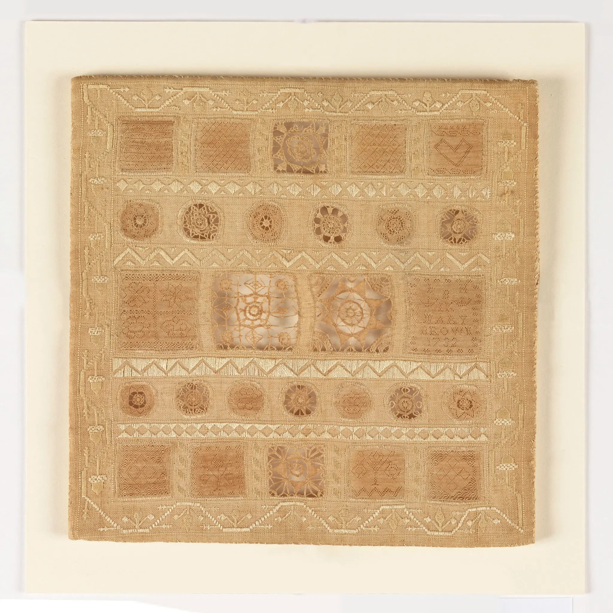 Sampler by Gertrude M. Oppenheimer; Mary Brown