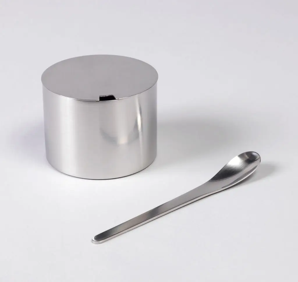 Sugar Bowl and Spoon Sugar Bowl, Spoon by Arne Jacobsen