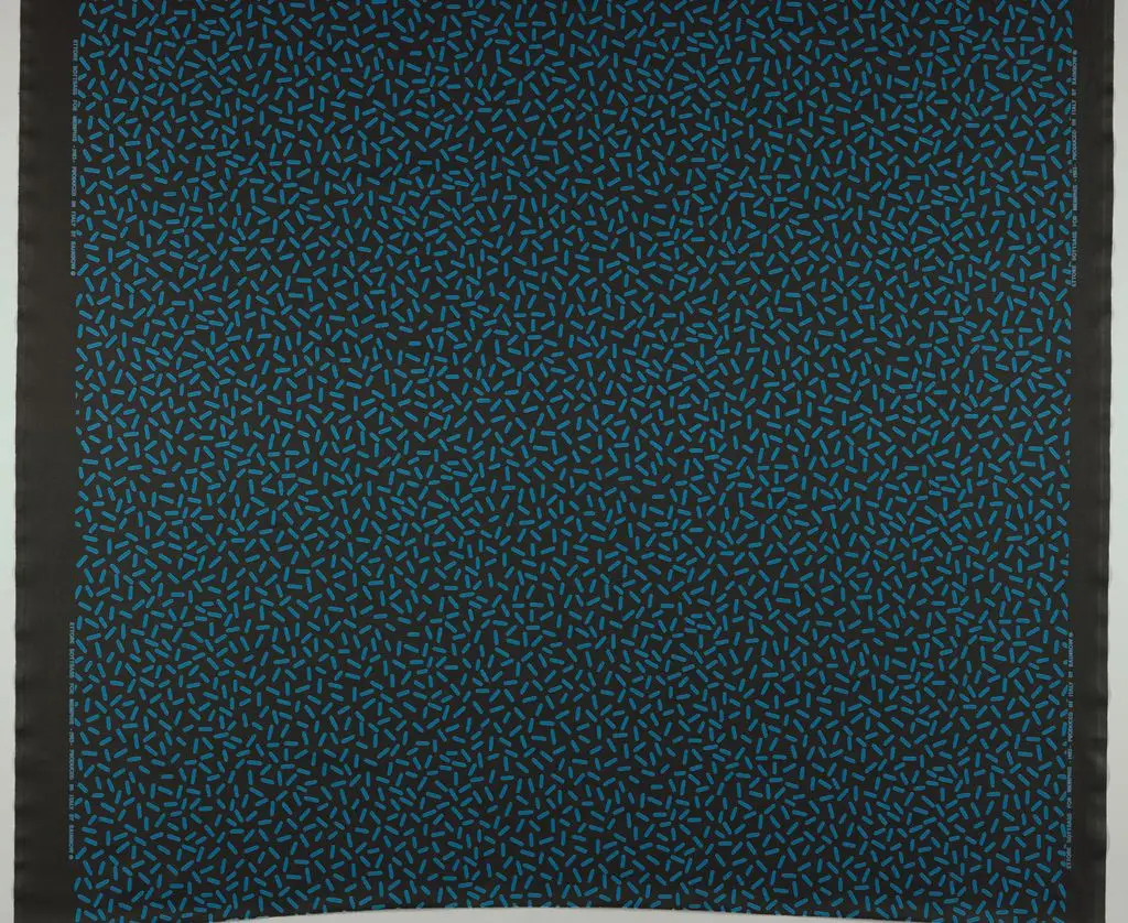 Textile, Letraset by Ettore Sottsass