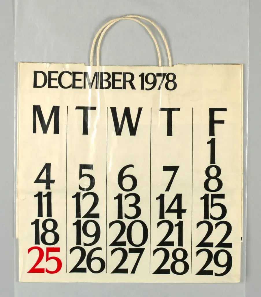 Shopping Bag, Saks Fifth Avenue: December 1978 by Joan Cunningham