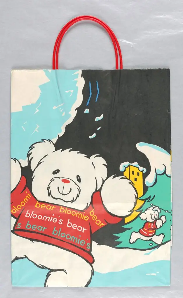 Shopping Bag, Bloomie's bear by Joan Cunningham