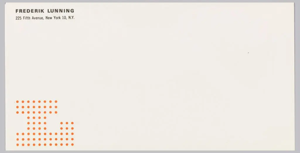 Envelope, Frederik Lunning, A Division of Georg Jensen Inc., 225 Fifth Avenue, New York, NY by Elaine Lustig Cohen