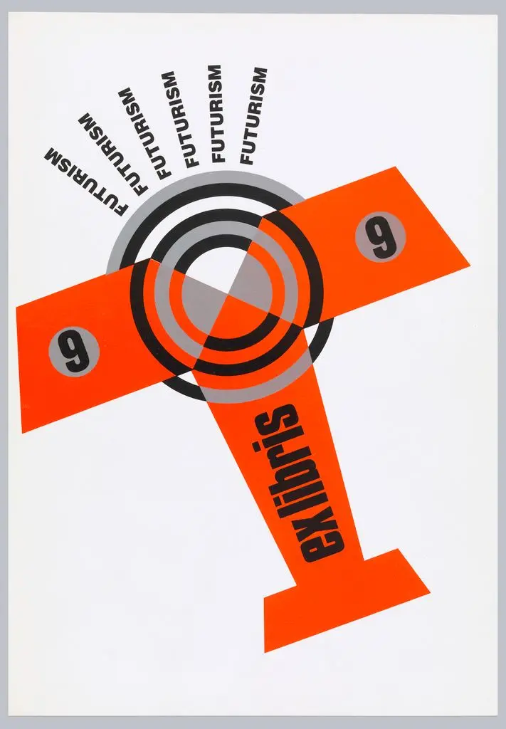 Book, Ex Libris 9: Futurism by Elaine Lustig Cohen