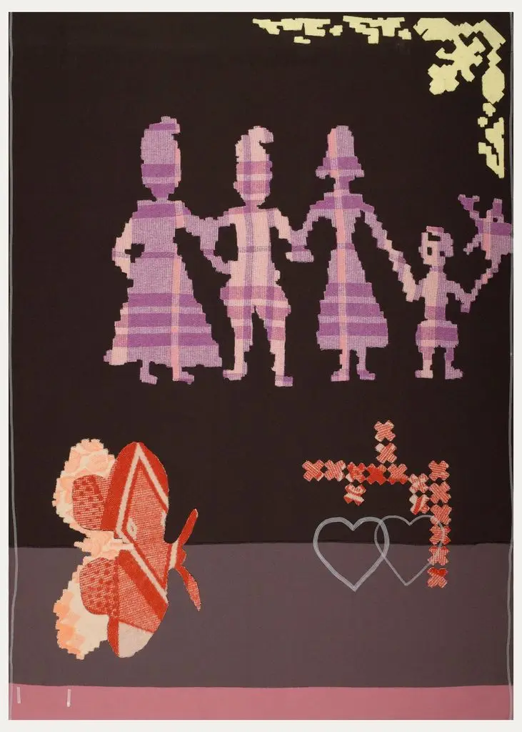 Blanket, Sampler Blanket #3 by Hella Jongerius